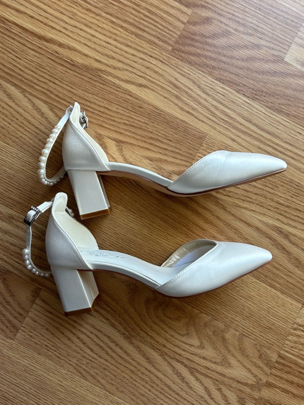 G. Westerleigh Madison Bridal Shoes Size 37 White - Picture 4 of 12